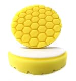 5.5 ” HEX-LOGIC PAD Yellow Cutting/Compounding Pad- Chemical Guys premium Pads -