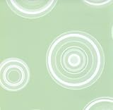 Mint Retro Circles Wallpaper
