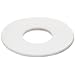 PTFE with Stainless Steel Insert Flange Gasket, Ring, White, Fits Class 300 Flange