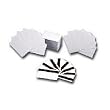 Zebra High Coercivity Blank White Cards 2.12 Inch x 3.38 Inch 500 Card PVC Cards 104523-113