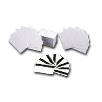 Zebra High Coercivity Blank White Cards 2.12 Inch x 3.38 Inch 500 Card PVC Cards 104523-113