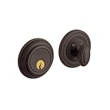 Baldwin 8231.112 Traditional Deadbolt 2-1 8-Inch Door Prep, Venetian Bronze