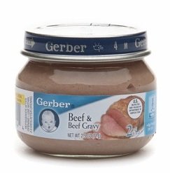 Click to see more detail Gerber 2nd Foods Beef and Beef Gravy - 2.5 oz. 12 Pack  Gerber 2nd Foods Beef and Beef Gravy - 2.5 oz. 12 Pack 