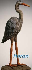 Cobraco Heron Poly Resin Statue