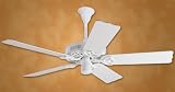 Hunter Ceiling Fans 23862 Original Archive Fan - Satin White Cast Iron Indoor Fan 52