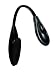 Cosmos &reg; Black Color Clip-On Adjustable LED Light for Kindle ebook/book reader + Free Cosmos Cable Tie