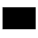 Solid Black Flag 3x5ft Nylon