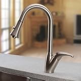 FONTAINE Madeleine Pull-Down faucet w/matching deck plate - BRUSHED NICKEL