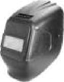 Eclipse, Fixed Front Helmet, 2 x 4-1/4 Black