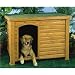 Precision Pet Outback Log Exterior Dog House, Large, 45 1/2x33x33-Inches