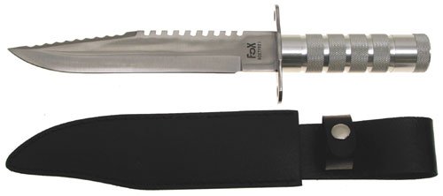 FOX Überlebensmesser mit Leichtmetallgriff