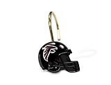 NFL Atlanta Falcons Set of 12 Shower Curtain Rings