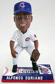 Chicago Cubs Alfonso Soriano Forever Collectibles On Field Bobble Head