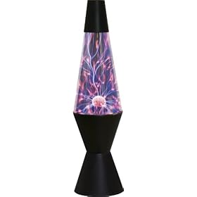Lava Lite Electroplasma Lamp, Black