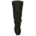 Twisted Women's Shelly Wide Calf Fashion Scrunch Boot