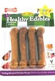 NYLABONE SWEET POTATO & TURKEY HEALTHY EDIBLES FOR PUPPIES PETITE 4 PACK