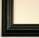 802 Black Picture Frame - New - Solid Wood, 9x12