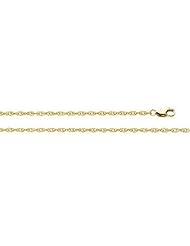 Thin Delicate 10 Karat Yellow Gold Loose Rope Chain Necklace (18 inch)