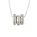 Sterling Silver Faith, Hope and Love Rings Pendant by Bob Siemon, 24
