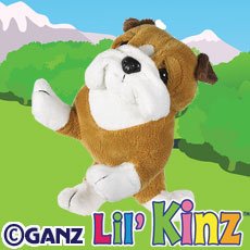 Webkinz Lil' Kinz Bulldog BROWN MULTI