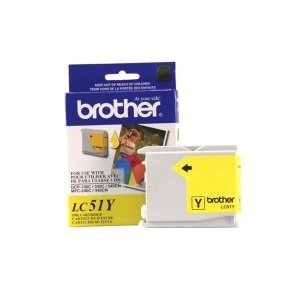 Brother LC51Y Yellow Ink Cartridge