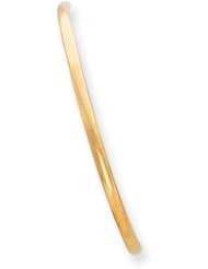 14k Yellow Gold Slip-on 5.5" Baby Bracelet Bangle. Metal Wt- 3.96g