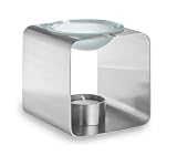 Aromatherapy Burner (stainless steel) (4.1 H x 3.9 W x 3.9 D)