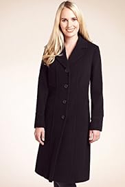 Petite Wool Rich Single Breasted Coat with Cashmere