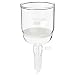 Chemglass CG-1406-24 Glass Buchner Filtering Funnel with Coarse Frit, 350mL Capacity, 24/40 Lower Vacuum Assembly