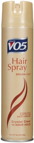 Alberto VO5 Hair Spray Brush Out Crystal Clear, 14 Hour Hold, 8.5 oz