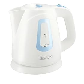 IGENIX IG7458XP1 NP 1 LITRE WHITE CORDLESS KETTLE 2.2kW