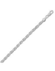 30" 4mm Diamond Cut Rope Chain Necklace