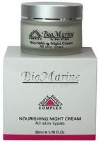 BIO MARINE - Nourishing Night Cream (for all skin types) - Enriched with Dead Sea Minerals, Seaweed, Omega 3, Omega 6 &amp; Omega 9 | PARABEN FREE by Bio Marine