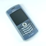 BLACKBERRY PEARL 8100 CLEAR WHITE Premium Silicone Skin Protective Cover Case
