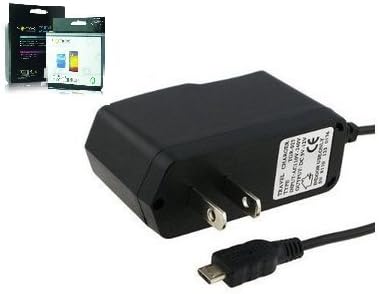 Alcatel OneTouch "Go Play" Black Sonne Brand Micro USB Wall Charger with 4 Foot Cord &amp; Smart IC Chip to Prevent Overcharge