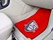FanMats Officially Licensed Carpeted Front Floor Mats - NBANew Jersey Nets (1 Pair - Front Floor Mats)