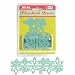 Nonsense 1 Yard Flocked Lace: Blue Bird