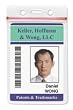 Heavy Duty Vinyl Vertical Badge Holder W/ Resealable Top 1815-1110