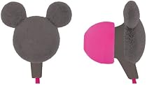 ディズニー MuPods ミューポッズ フロッキーテイストイヤホン ブラック&times;ビビットピンク