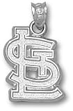 St. Louis Cardinals STL 5/8 Pendant - Sterling Silver Jewelry