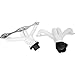 Tight-Fit Small Block Chevy Block Hugger Headers, White Ceramic
