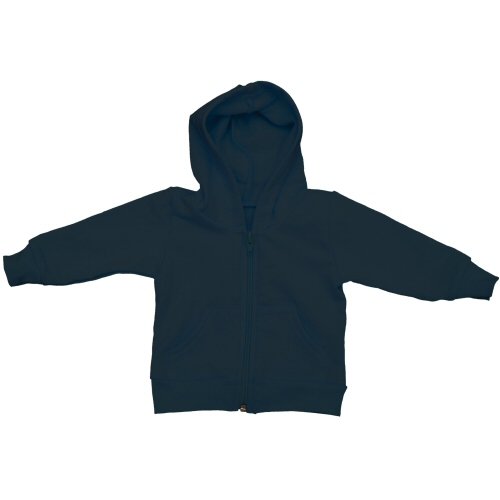 American Apparel Infant California Fleece Zip Up Hoody Navy 6 12