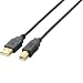 ELECOM USB2.0ケーブル A-Bタイプ 3m ブラック U2C-B30BK