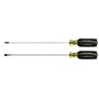Klein 85072 10-Inch Long Blade Cushion-Grip Screwdriver Set, 2-Piece