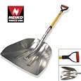 Neiko Tools Big Scoop Aluminum Snow Shovel with Soft Grip Handle