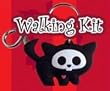 Skelanimals: Key Chain - Vinyl Walking Kit the Cat (Glow in Dark)