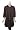 PETER SOM Long Wool Jacket in Plum