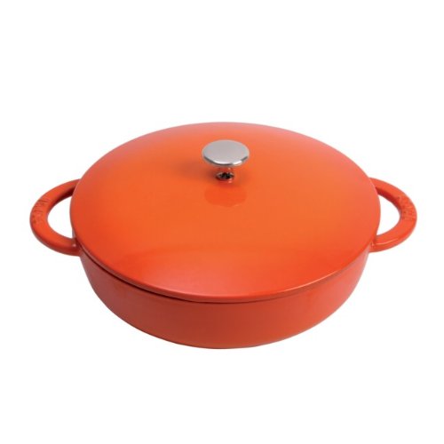 Staub 2.5-Quart Hexagon Saute Pan/Braiser, Orange