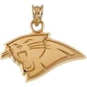 14K Yellow Gold Carolina Panthers Pendant