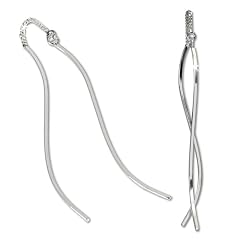 Silberdream Damen-Ohrh�nger Wave 925 Sterling Silber SDO518